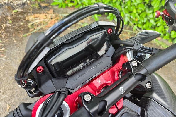 CNC RACING | Dashboard cover screw kit Ducati Hypermotard 698 Mono 2