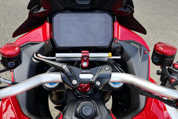 CNC RACING | Steering damper kit Ducati Multistrada V4/V4S with clamp RM251 1