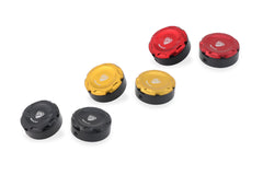 CNC RACING | Central bolt caps kit for OEM rearsets Ducati
