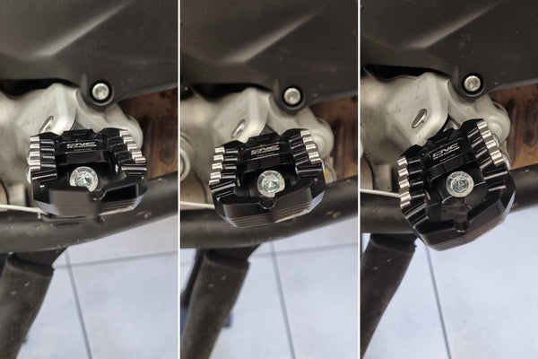 CNC RACING | Footpegs kit TOURING driver - Advanced Mounting System 4