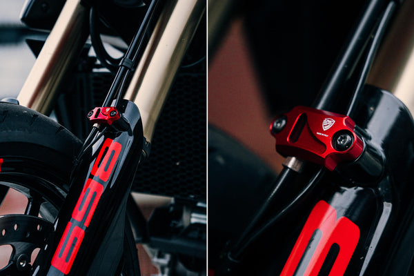 CNC RACING | Brake lines cover Ducati Hypermotard 698 Mono 2