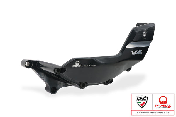 CNC RACING | Clutch crankcase protector Ducati Diavel V4 - Pramac Racing Limited Edition 3