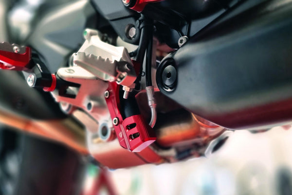 CNC RACING | Rear brake master cylinder protector Ducati Multistrada V4 3