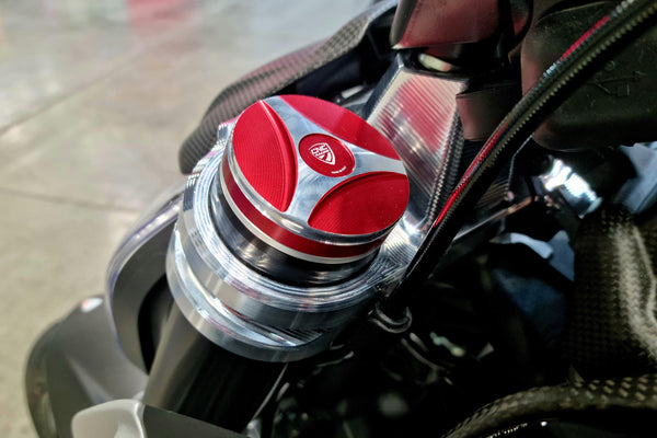CNC RACING | Fork leg plug cover Ducati Diavel V4 4