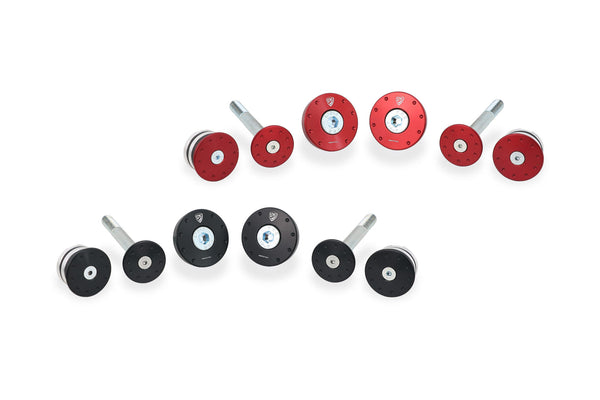 CNC RACING | Frame caps kit Moto Guzzi V85 TT 1