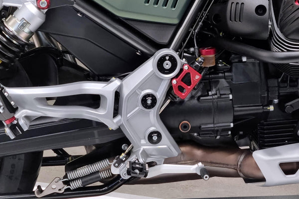 CNC RACING | Frame caps kit Moto Guzzi V85 TT 3
