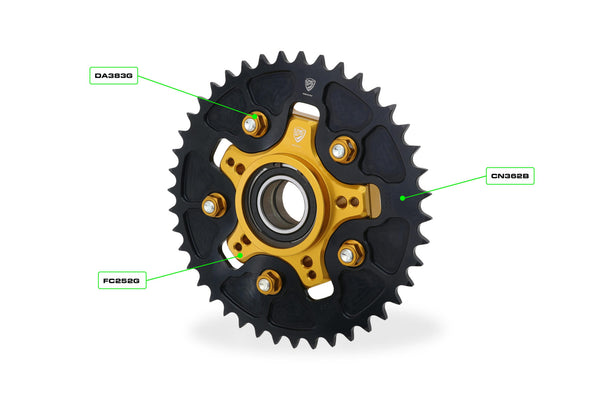 CNC RACING | Rear sprocket flange Ducati 3
