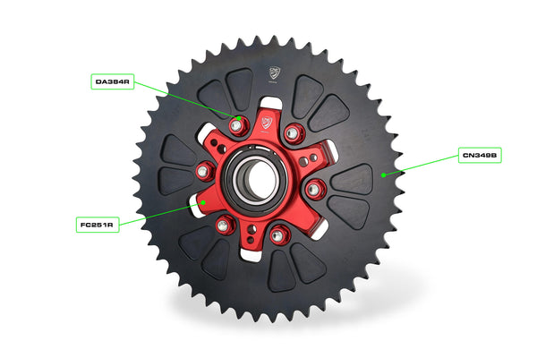 CNC RACING | Rear sprocket flange Ducati 9