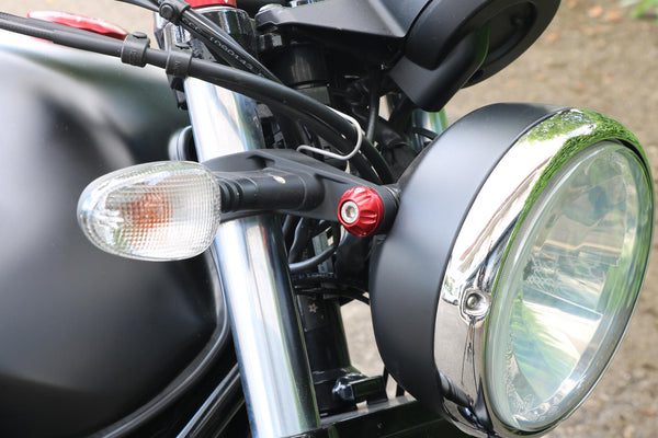 CNC RACING | Headlight screw collar kit  Moto Guzzi 2
