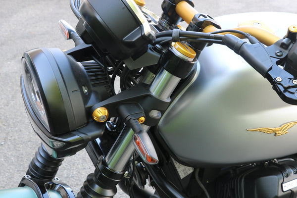 CNC RACING | Headlight screw collar kit  Moto Guzzi 3