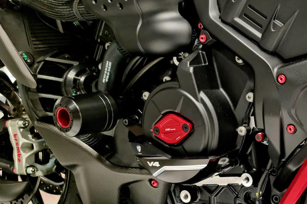 CNC RACING | Frame crash protectors Ducati Diavel V4 3