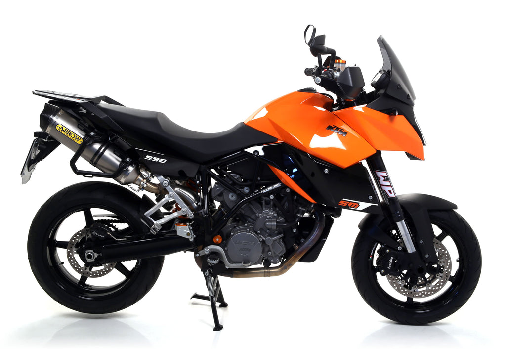 Race-Tech aluminium silencers with carby end cap