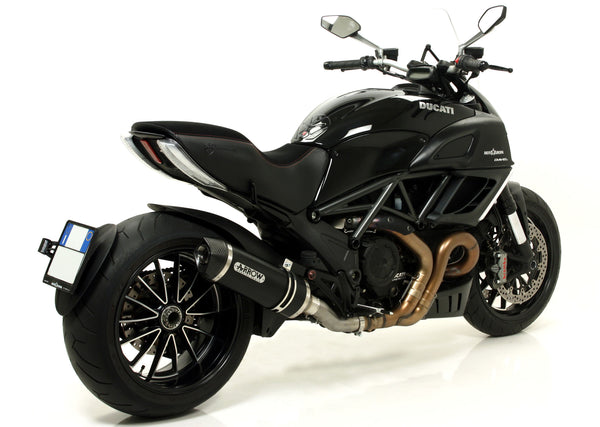 Race-Tech aluminium "Dark" silencer with carby end cap