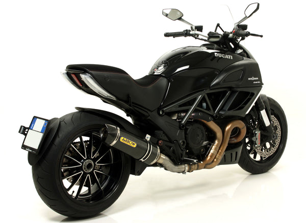 Race-Tech carbon fibre silencer with carby end cap