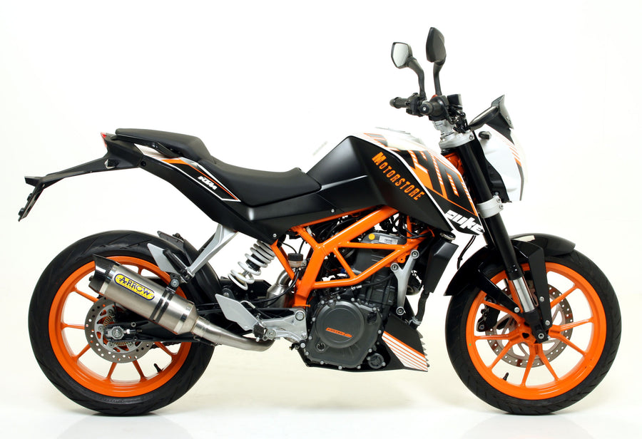 Street Thunder titanium silencer with carby end cap