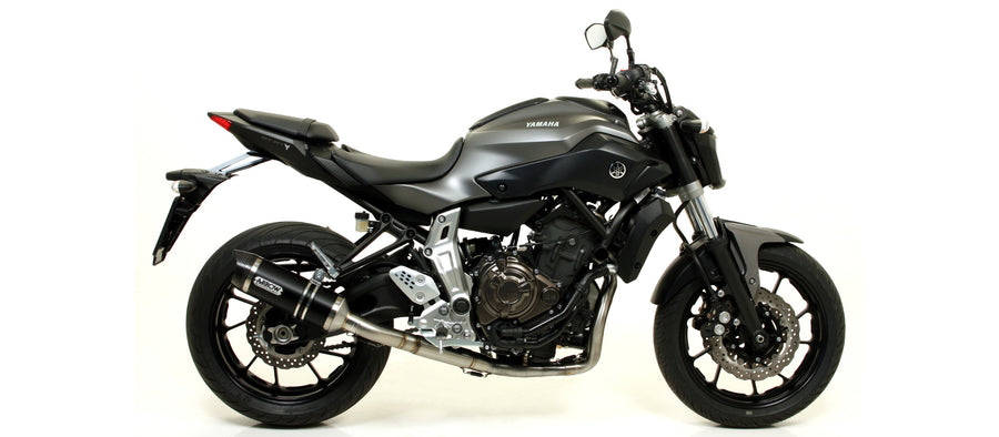 Thunder aluminium "Dark" silencer with carby end cap high version