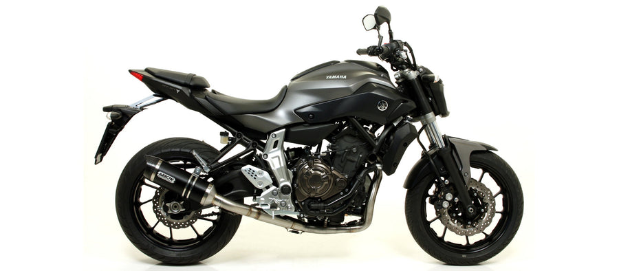 ARROW | Yamaha Mt-07 '14-16/Tracer 700 '16 Homol. Aluminium Thunder Silencer With Carbon End Cap For Arrow Collectors — representative ARROW official product image