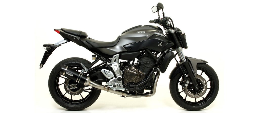 ARROW | Yamaha Mt-07 '14-16/Tracer 700 '16 Homol. Aluminium Dark Thunder Silencer For Arrow Collectors — representative ARROW official product image
