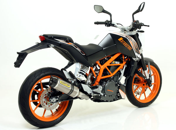 Street Thunder titanium silencer with carby end cap