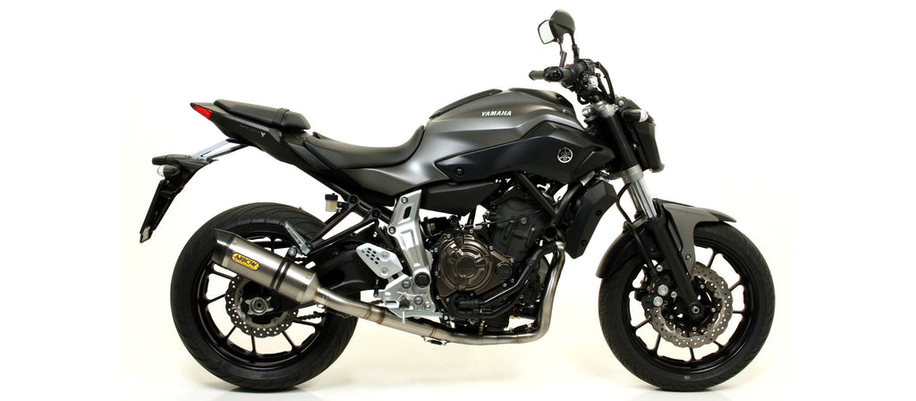 ARROW | Yamaha Mt-07 '14-16/Tracer 700 '16 Homol. Carbon Thunder Silencer With Carbon End Cap For Arrow Collector — representative ARROW official product image
