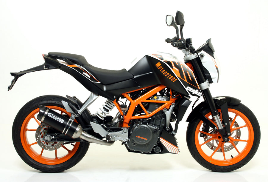 Street Thunder aluminium "Dark" silencer with carby end cap
