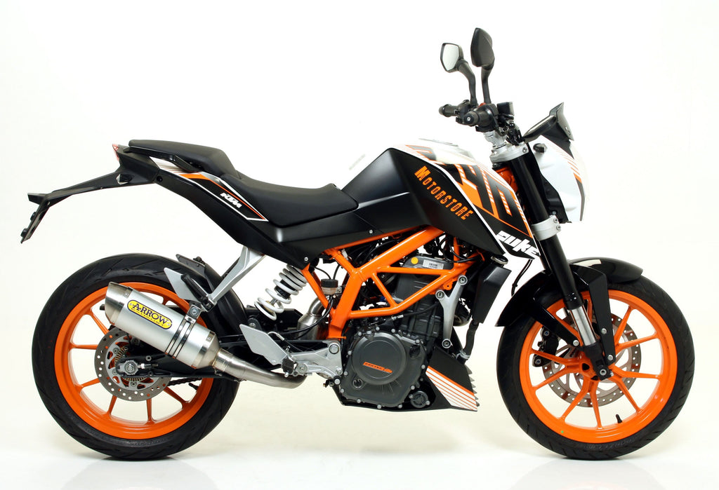 ARROW | Ktm Duke 390 '13 Homologated Aluminium Dark Thunder Silencer For Arrow Link Pipe — representative ARROW official product image