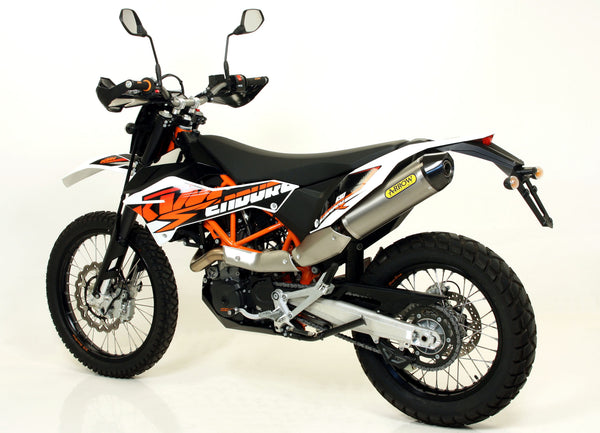 Race-Tech titanium silencer with carby end cap