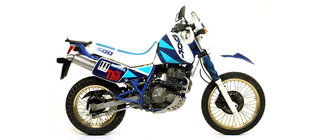 Full system with Paris Dakar silencer