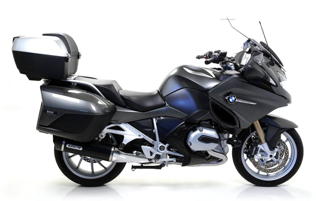 ARROW | Bmw R 1200 R/Rs '15/16 Homol. Aluminium Dark Maxi Race-Tech Silencer, Carbon Endcap, For Original And Arrow Collectors — representative ARROW official product image