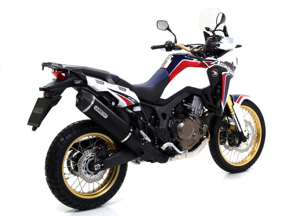 Maxi Race-Tech aluminium "Dark" silencer with carby end cap