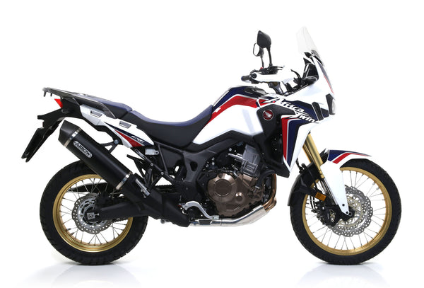 Maxi Race-Tech aluminium "Dark" silencer with carby end cap