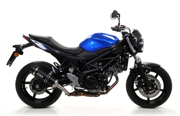 Race-Tech aluminium "Dark" silencer with carby end cap