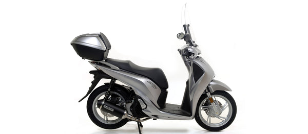 Urban aluminium "Dark" silencer with steel "Dark" end cap