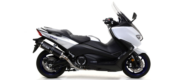 Race-Tech aluminium "Dark" silencer with carby end cap