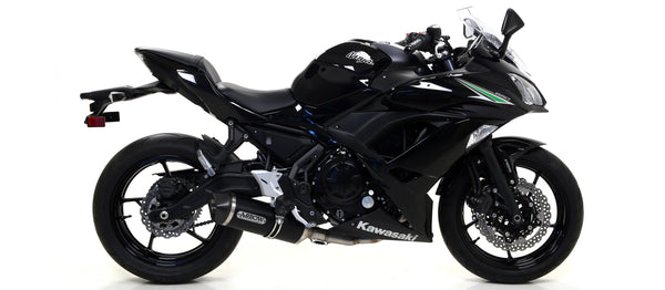 Race-Tech aluminium "Dark" silencer with carby end cap