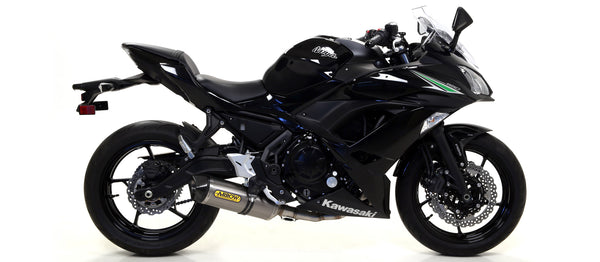 Race-Tech titanium silencer with carby end cap