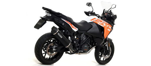 Maxi Race-Tech aluminium "Dark" silencer with carby end cap