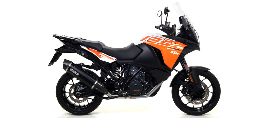 Maxi Race-Tech aluminium "Dark" silencer with carby end cap