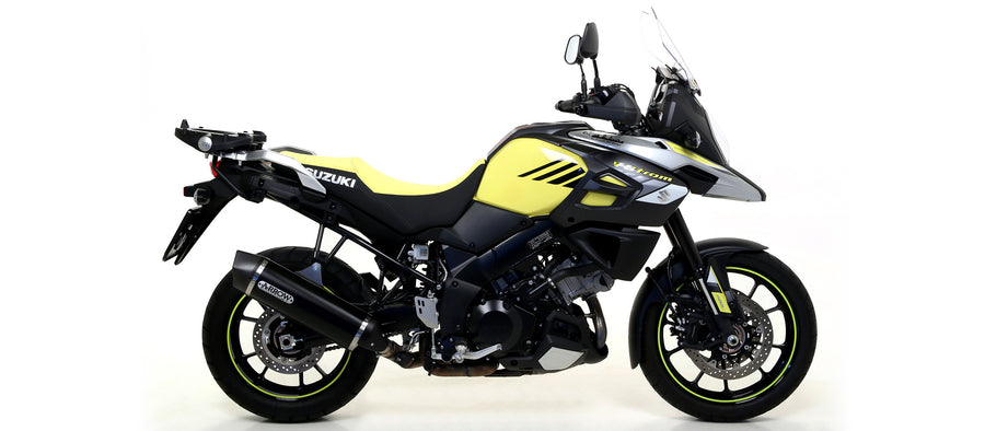 Maxi Race-Tech aluminium "Dark" silencer with carby end cap
