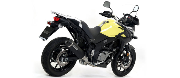 Race-Tech aluminium "Dark" silencer with carby end cap