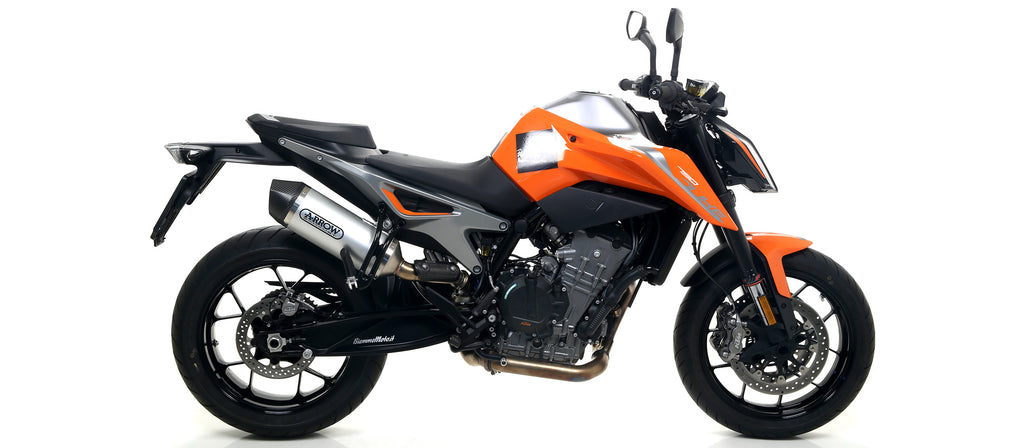 Race-Tech aluminium silencer with carby end cap