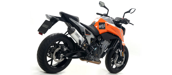 Race-Tech aluminium silencer with carby end cap