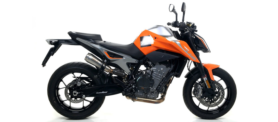 ARROW | Ktm Duke 790 '18/20 - Ktm Duke 890r '20 Hom. Nichrom Dark Pro-Race Silencer — representative ARROW official product image