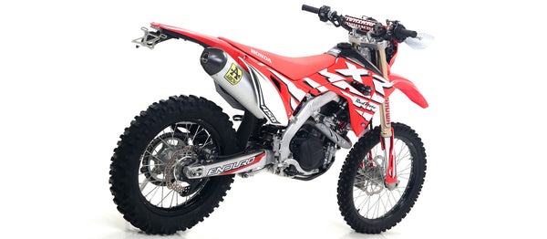 Race-Tech aluminium silencer with carby end cap