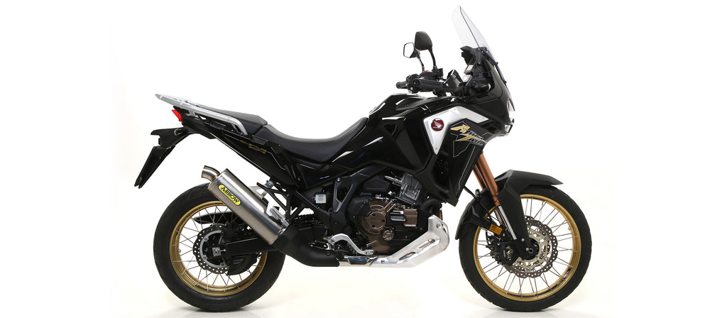 Maxi Race-Tech Titanium silencer with steel end cap