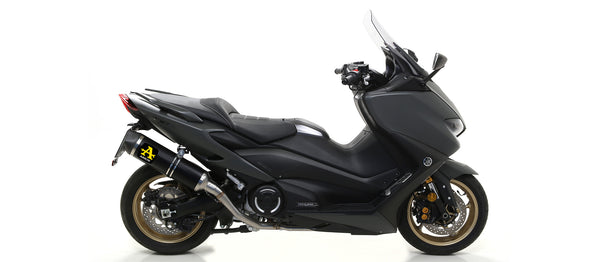 Full system with Race-Tech aluminium "Dark" silencer