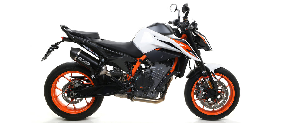 Race-Tech aluminium "Dark" silencer with carby end cap
