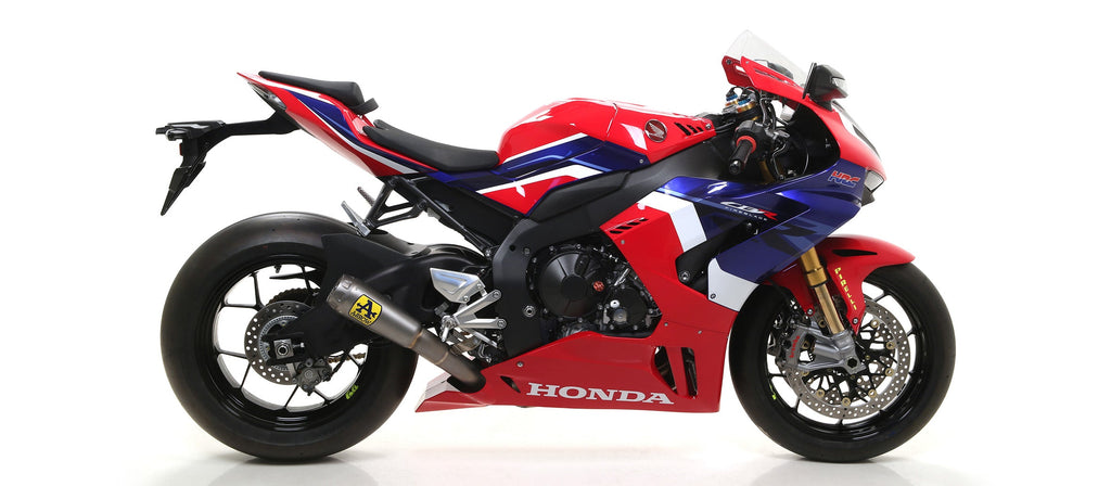 ARROW | Honda Cbr 1000 Rr-R 20/22 S.Steel Link Pipe And Titanium Pista Silencer With Carbon End Cap And dB Killer — representative ARROW official product image
