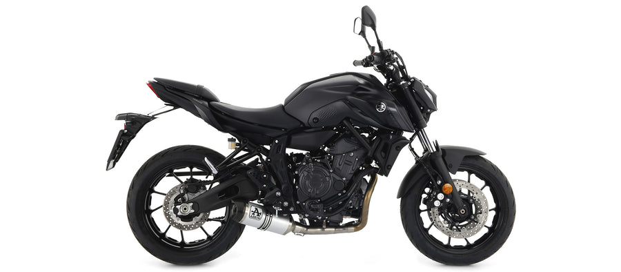 Full system with Thunder aluminium silencer with carbon fibre end cap