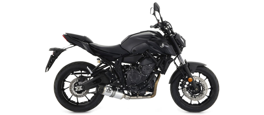 ARROW | Yamaha Mt-07 '21 Homologated Carbon Silencer With Carbon Endcap — representative ARROW official product image